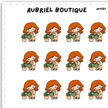 Carica l'immagine nel visualizzatore di Gallery, BECKY WATER PLANTS, planner stickers — AB1084
