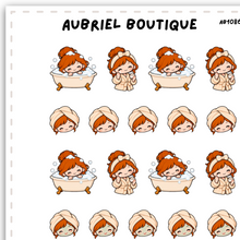 Carica l'immagine nel visualizzatore di Gallery, BECKY SELF CARE, planner stickers — AB1086
