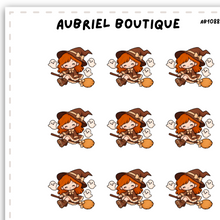 Carica l'immagine nel visualizzatore di Gallery, BECKY HALLOWEEN VIBES, planner stickers — AB1088
