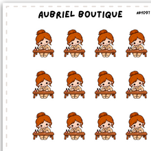 Load image into Gallery viewer, BECKY NAILS CARE, planner stickers — AB1097
