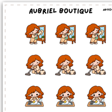 Carica l'immagine nel visualizzatore di Gallery, BECKY CLEAN HOUSE, planner stickers — AB1101
