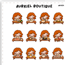 Load image into Gallery viewer, BECKY COOKING TIME, planner stickers — AB1104
