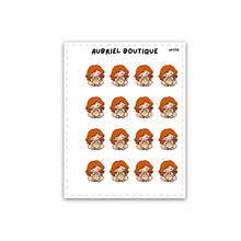 Load image into Gallery viewer, BECKY POPCORN AND MOVIE, planner stickers — AB1108
