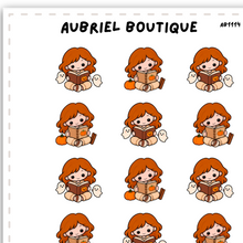 Load image into Gallery viewer, BECKY HALLOWEEN VIBES, planner stickers — AB1114

