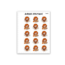 Load image into Gallery viewer, BECKY HALLOWEEN VIBES, planner stickers — AB1114
