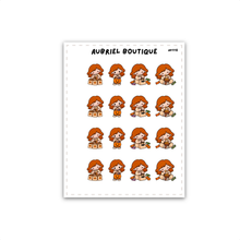 Load image into Gallery viewer, BECKY HALLOWEEN VIBES, planner stickers — AB1118
