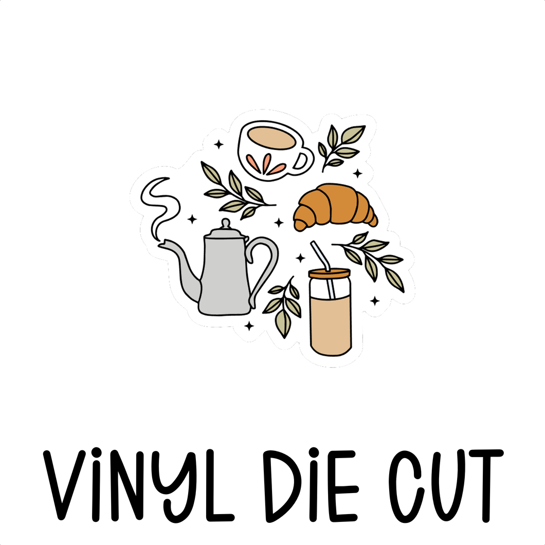 BREAKFAST, vinyl die cut