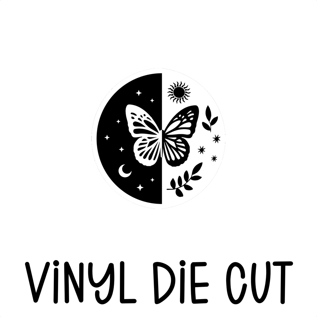 BUTTERFLY, vinyl die cut