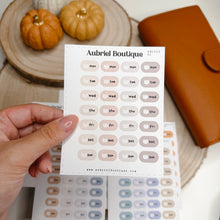 Load image into Gallery viewer, X28 COVER DATE, planner stickers — AB1010
