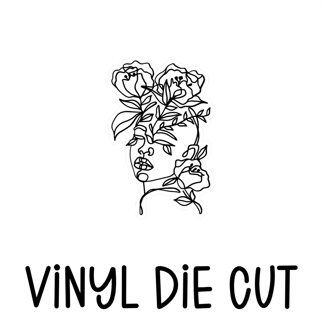 FLOWER GIRL, vinyl die cut