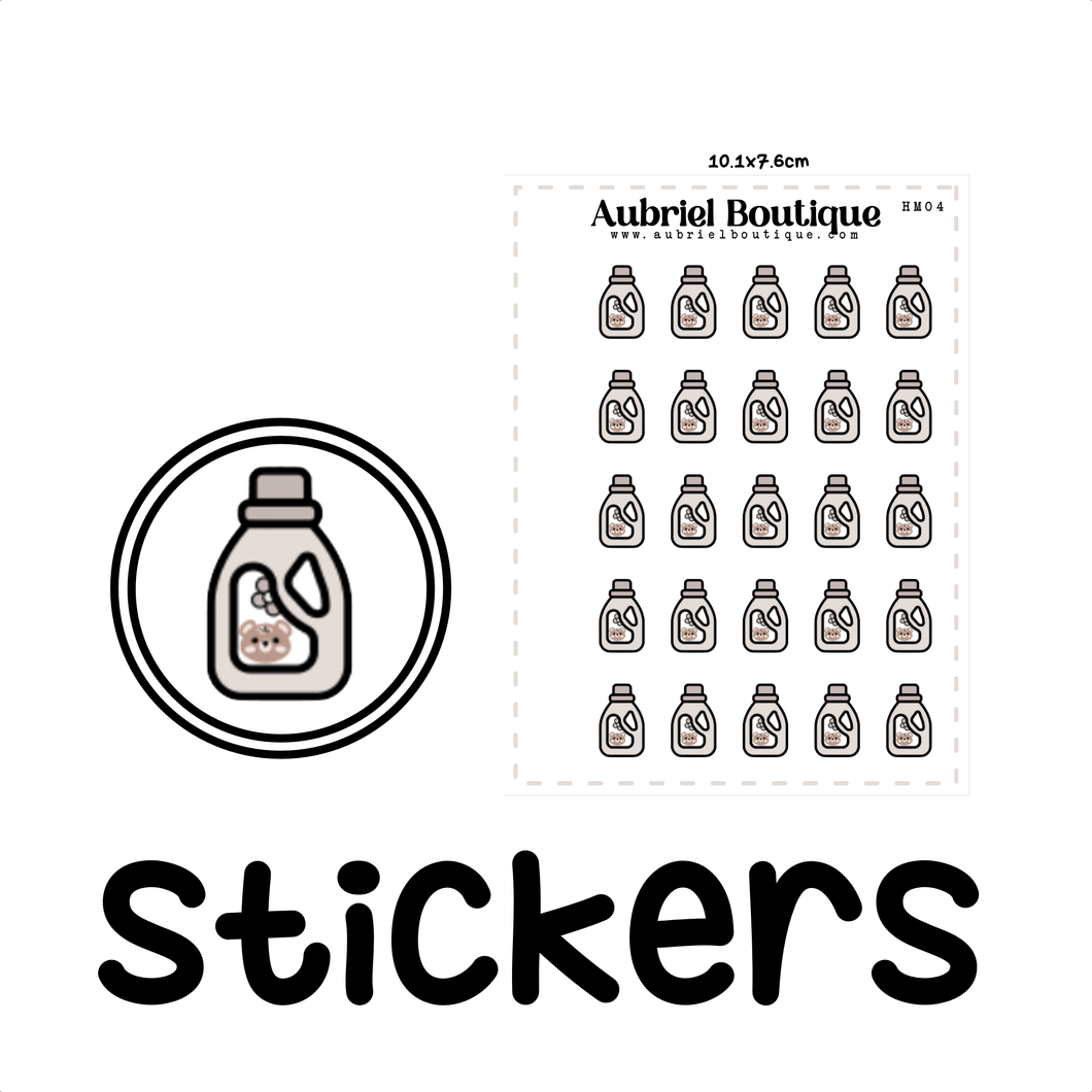 LAUNDRY, planner stickers — HM04