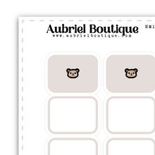 Carica l'immagine nel visualizzatore di Gallery, FOLDING STICKER, planner stickers — HM100
