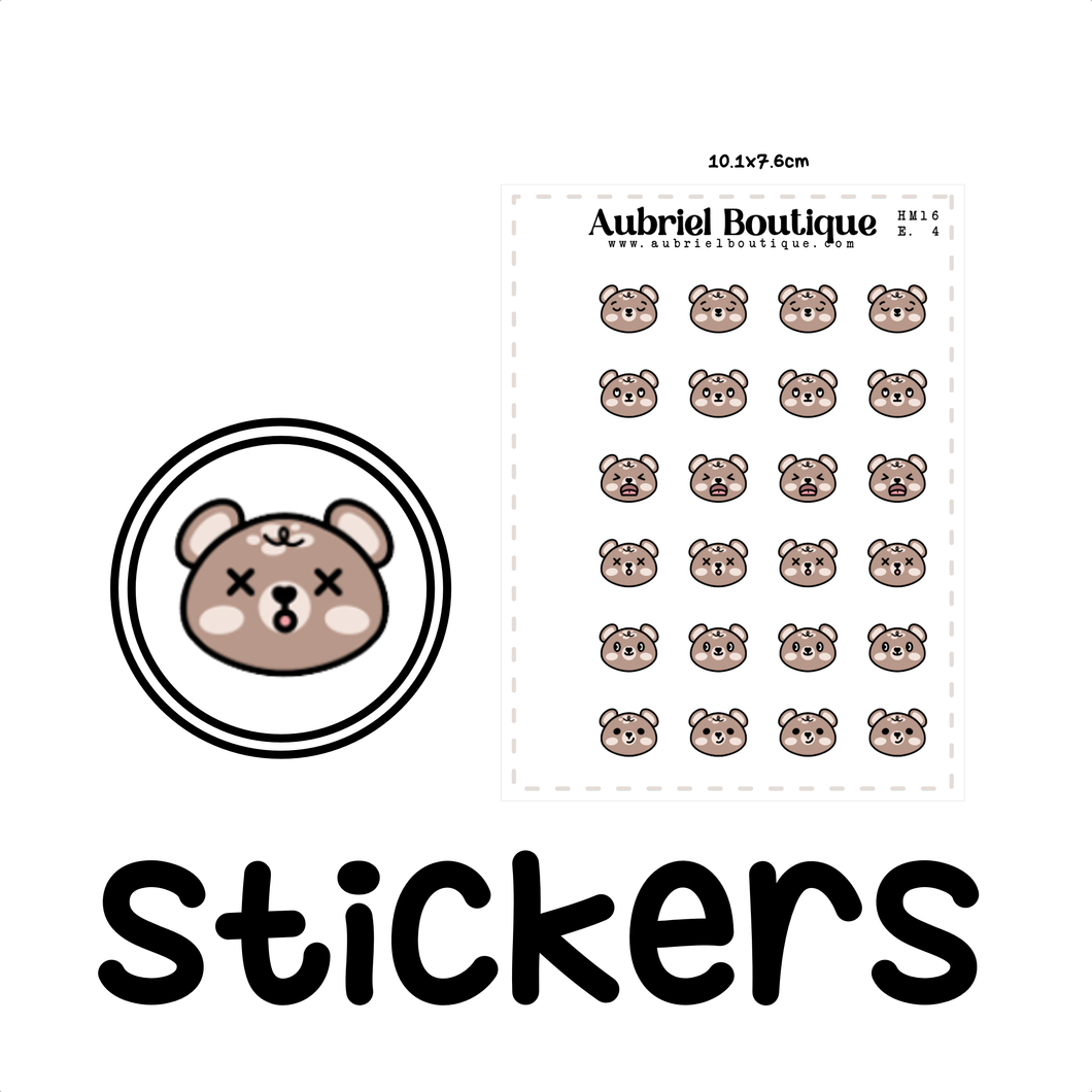 EMOTI 4, planner stickers — HM16