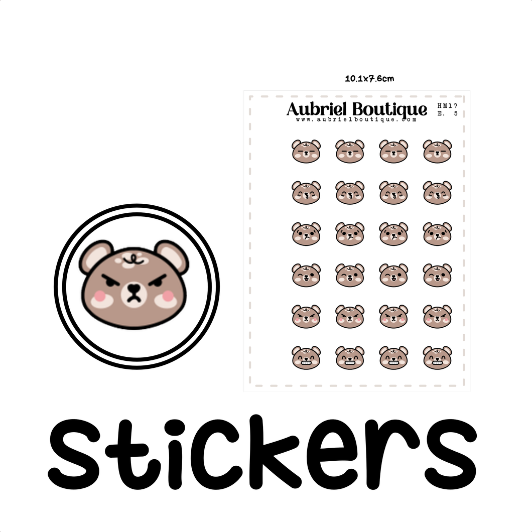 EMOTI 5, planner stickers — HM17
