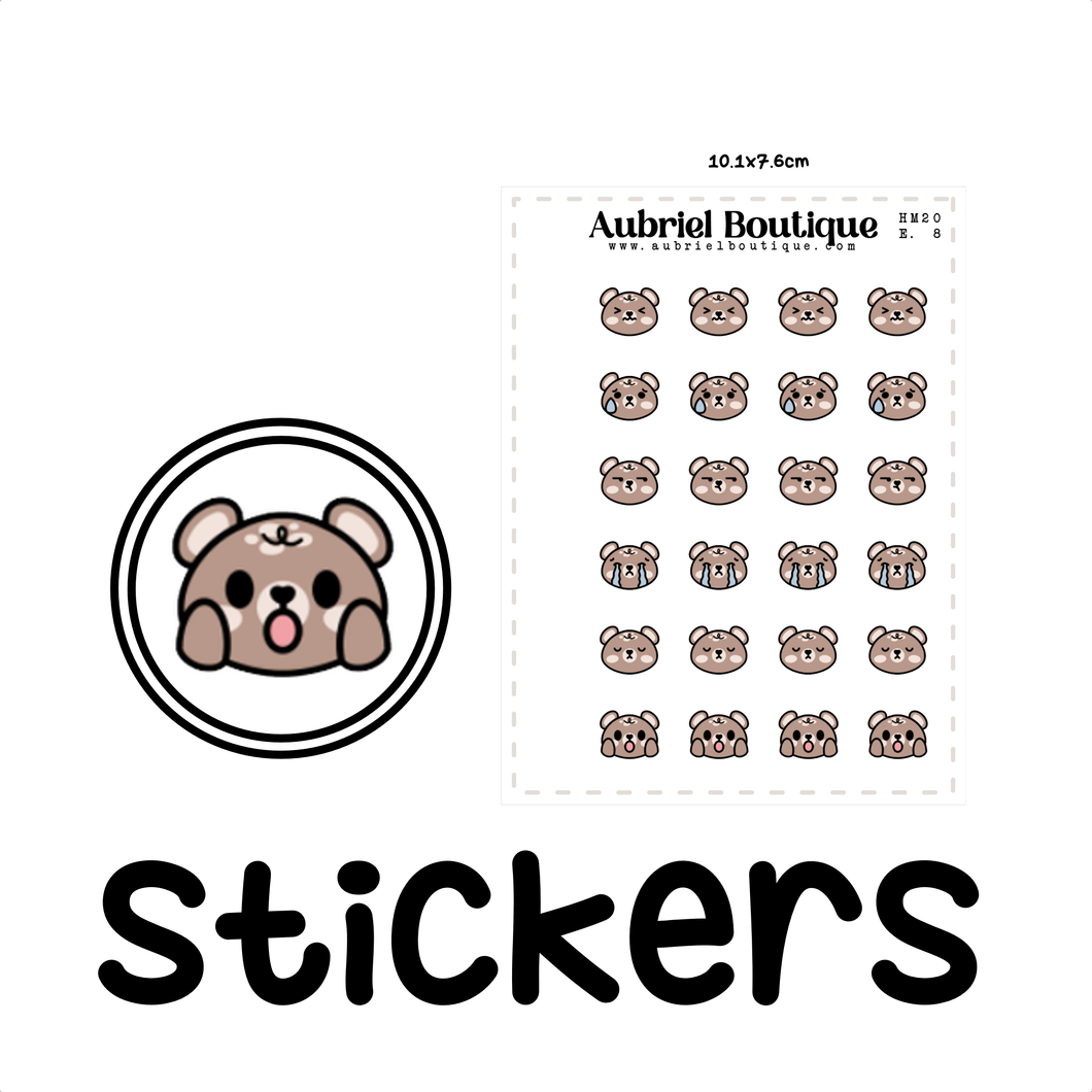 EMOTI 8, planner stickers — HM20