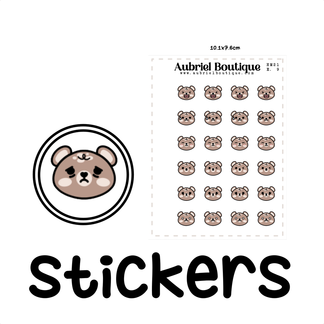 EMOTI 9, planner stickers — HM21