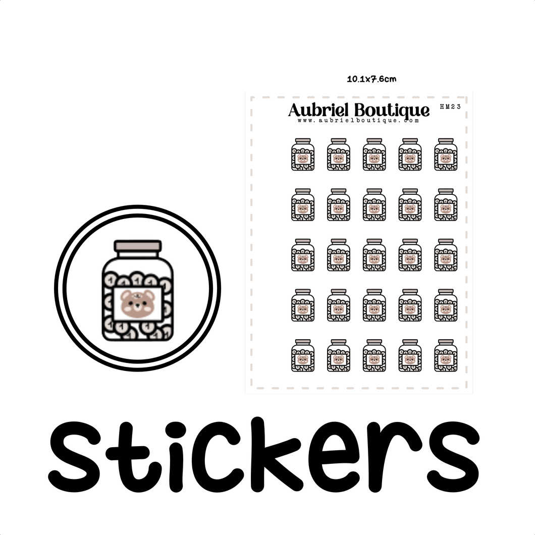 SAVE MONEY, planner stickers — HM23