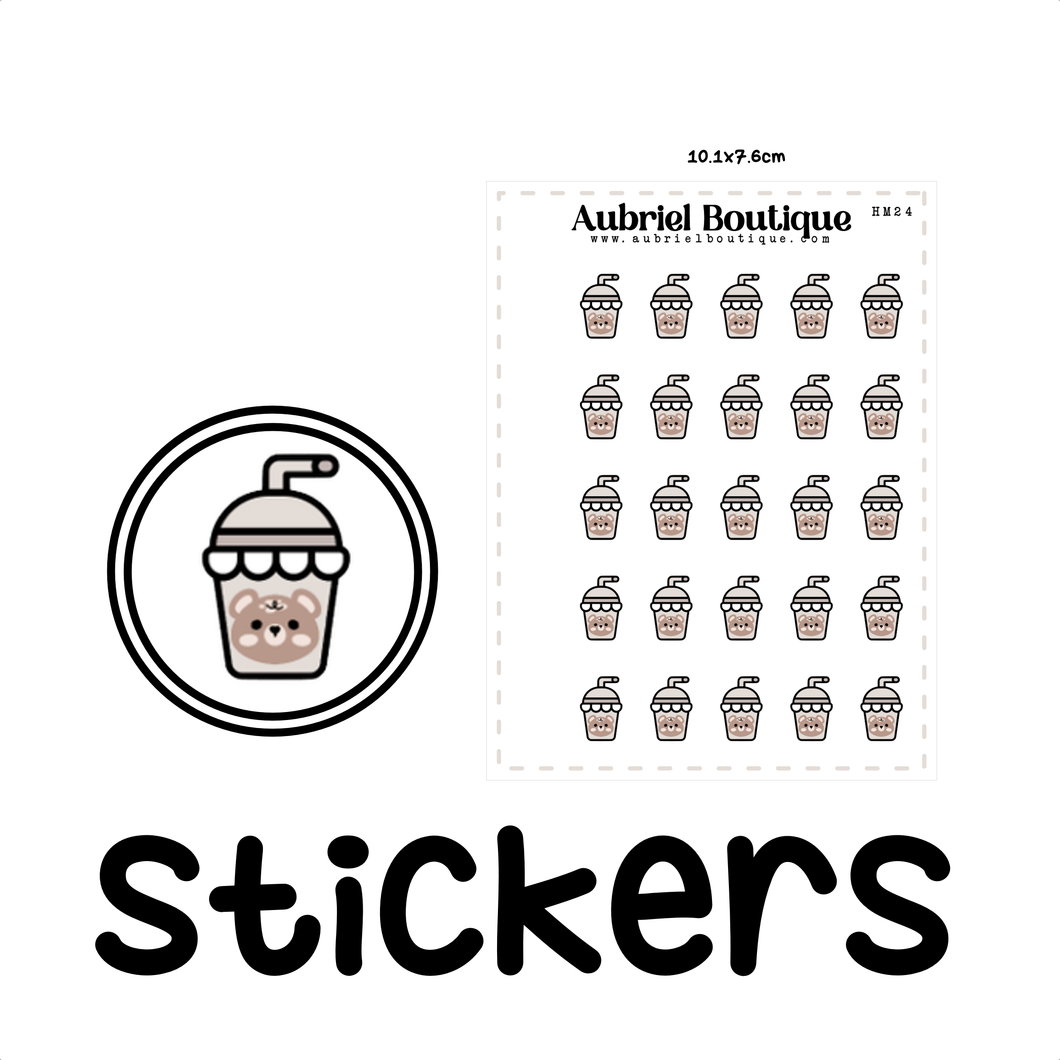 SMOOTHIE, planner stickers — HM24