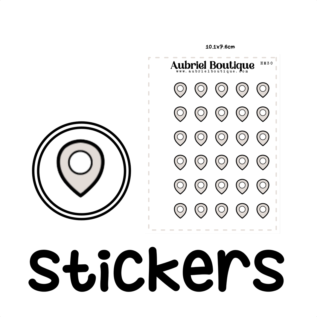 MAPS, planner stickers — HM30