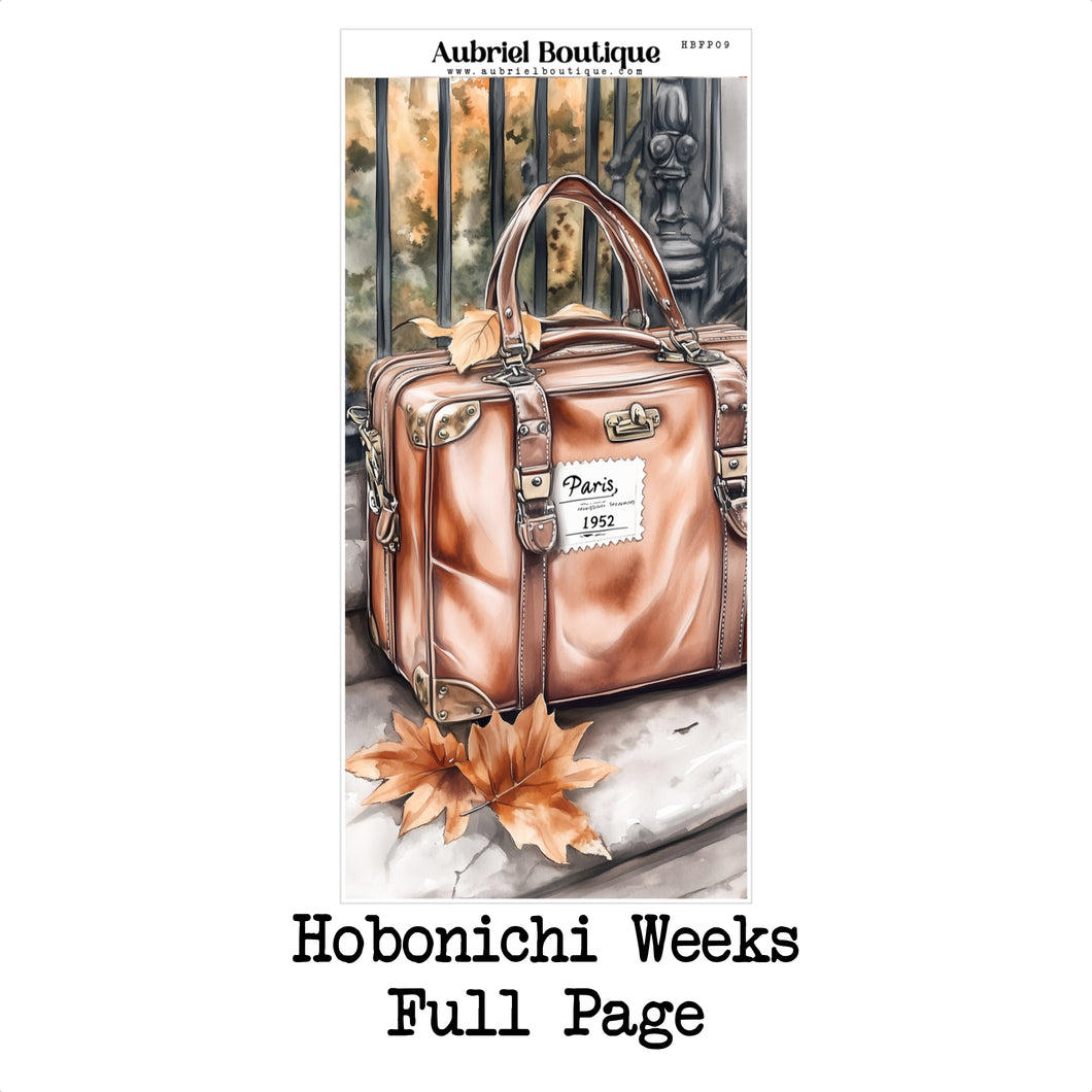 FALL IN LOVE - hobonichi weeks full page - HWFP09
