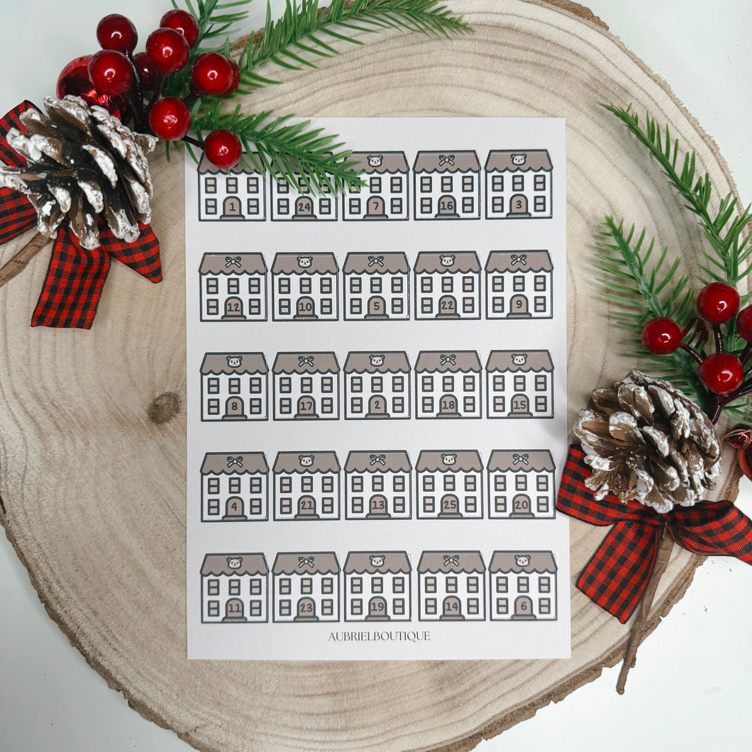 CALENDARIO DELL'AVVENTO CARTACEO 2025