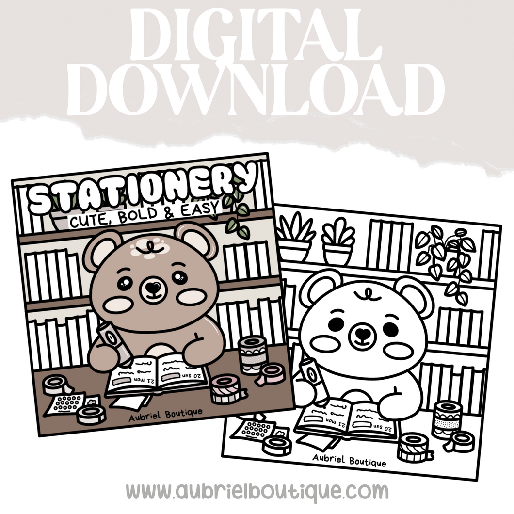 STATIONERY LOVE: cute, bold & easy | DIGITAL DOWNLOAD