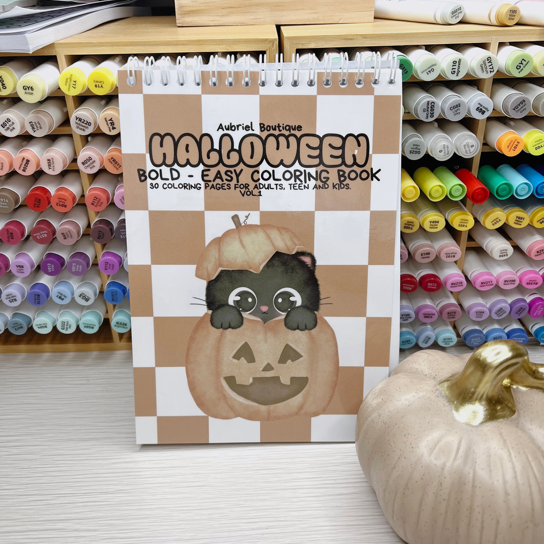 HALLOWEEN COLORING BOOK