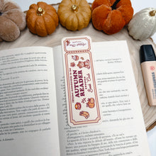 Load image into Gallery viewer, BOOKMARK - autumn reader
