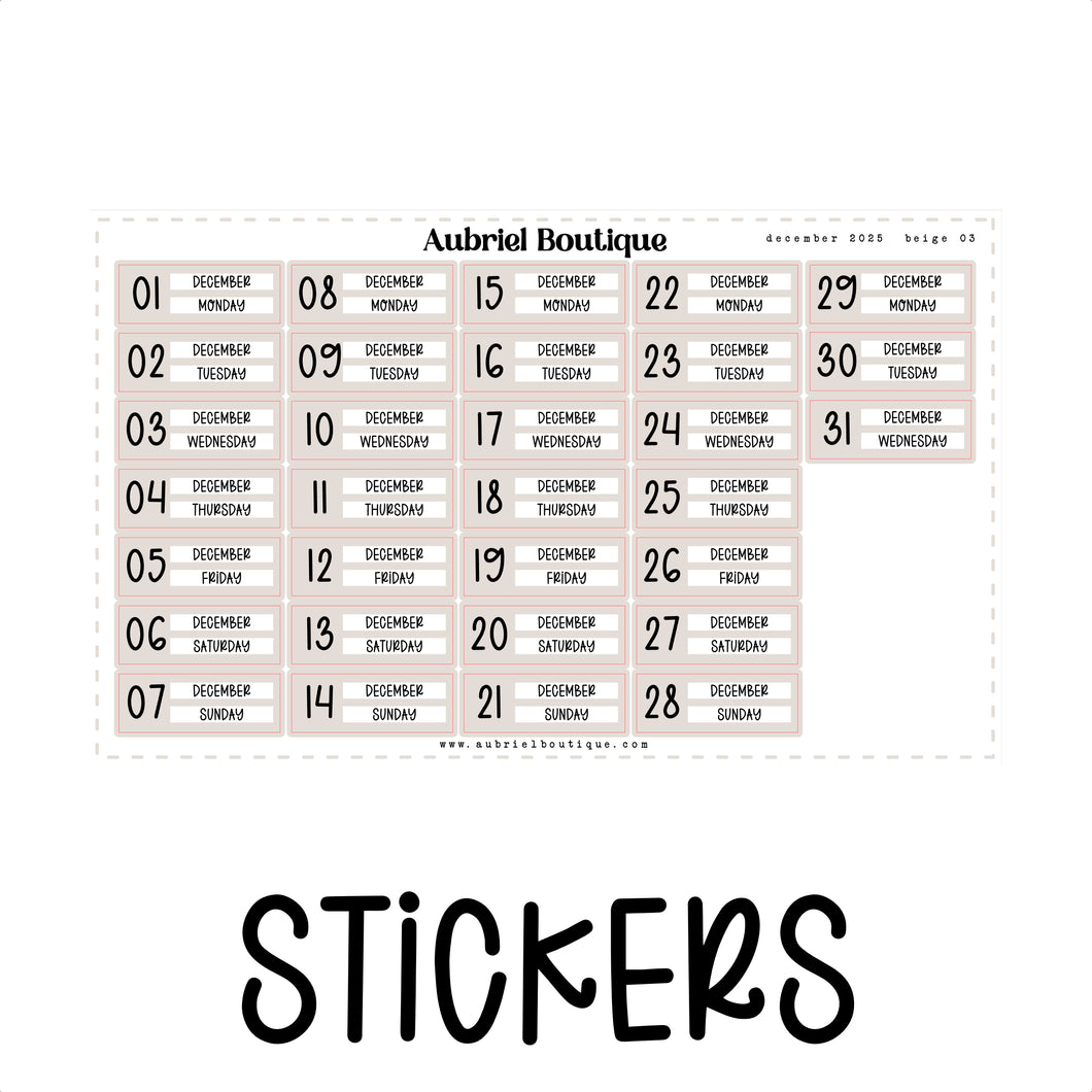 DAILY STICKERS FOR JOURNALING