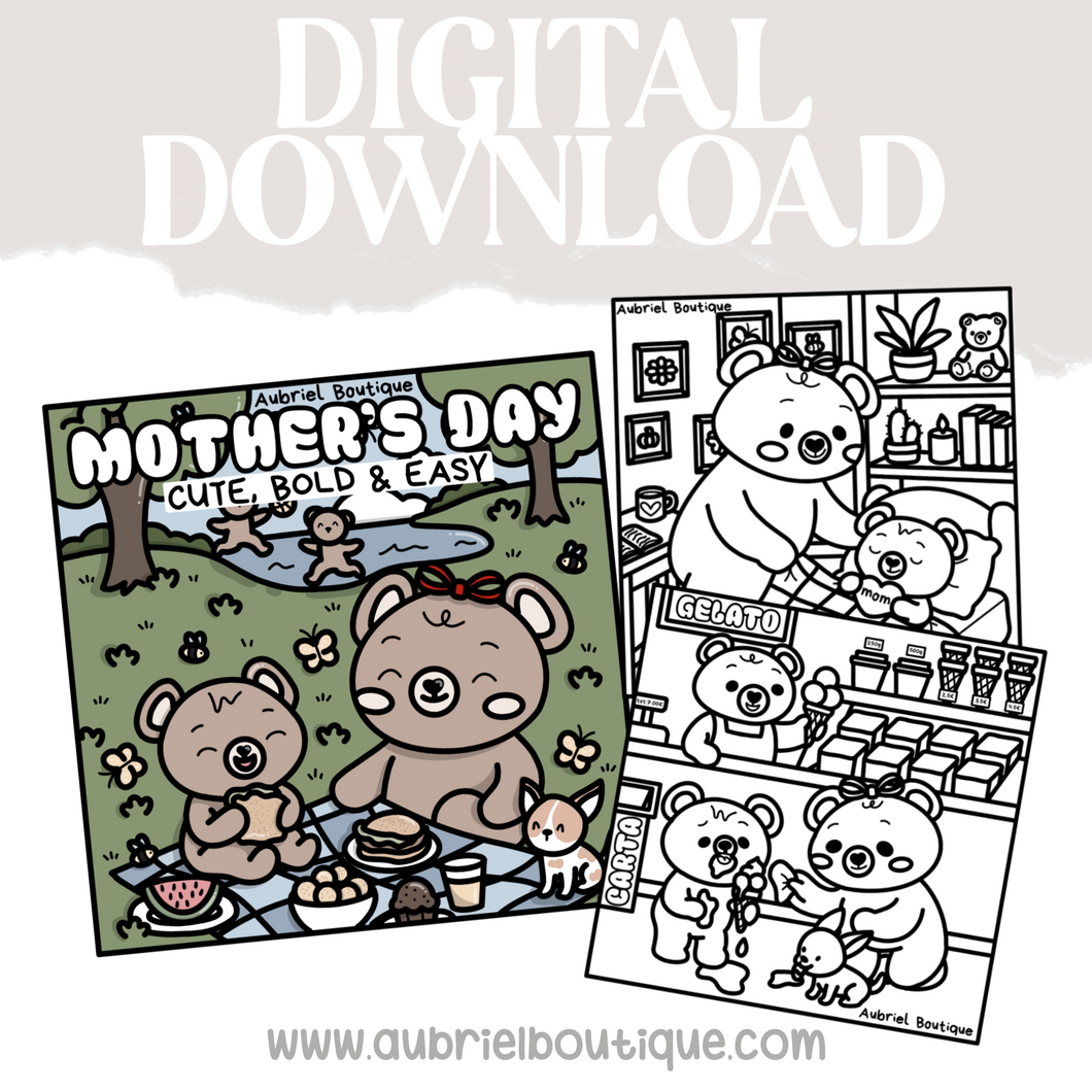 MOTHER'S DAY: cute, bold & easy | DIGITAL DOWNLOAD