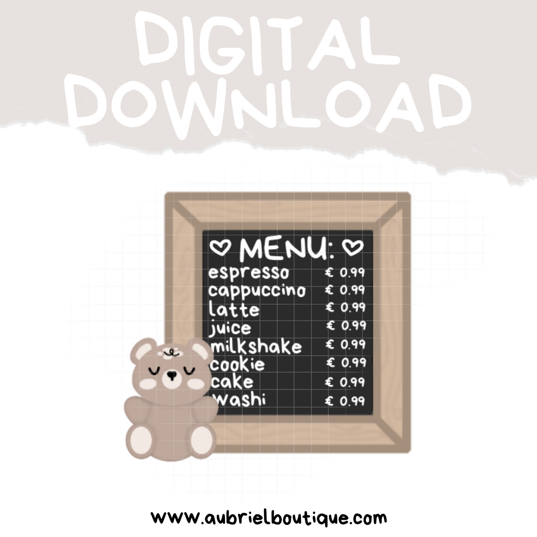 MENU, DIGITAL DOWNLOAD