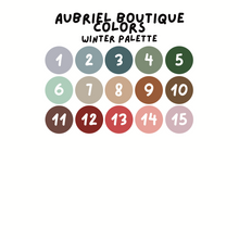 Carica l'immagine nel visualizzatore di Gallery, WEEKLY STRIPS, winter palette, other colors to select
