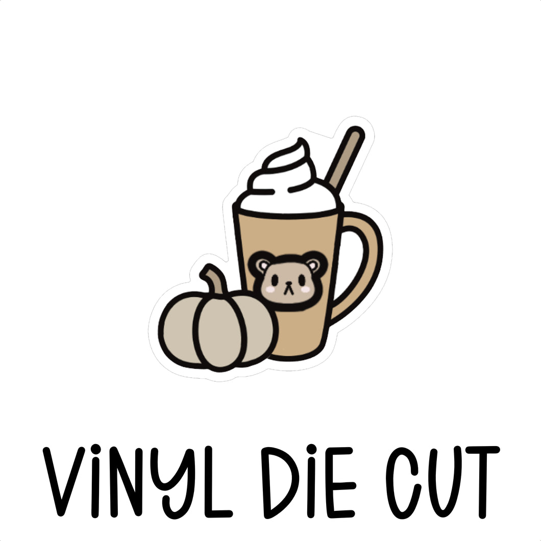 PUMPKIN SPICE, vinyl die cut