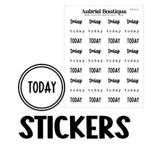 Load image into Gallery viewer, SCRIPT: days of the week, planner stickers — S0010
