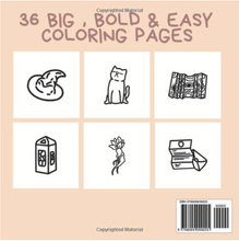 Carica l&#39;immagine nel visualizzatore di Gallery, ALOHOMORA: Coloring Book for Adults and Kids, Bold and Easy
