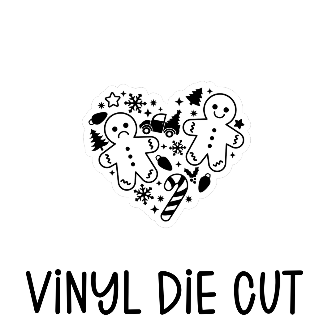 XMAS, vinyl die cut