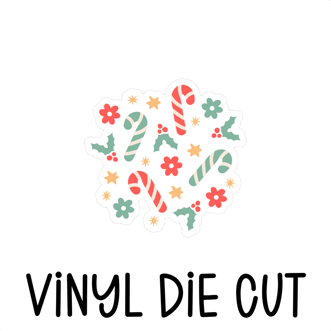 XMAS, vinyl die cut