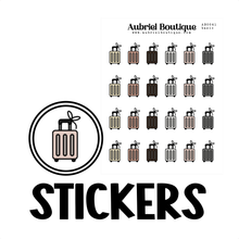 Load image into Gallery viewer, TROLLEY, planner stickers — MORE COLORS — AB0041
