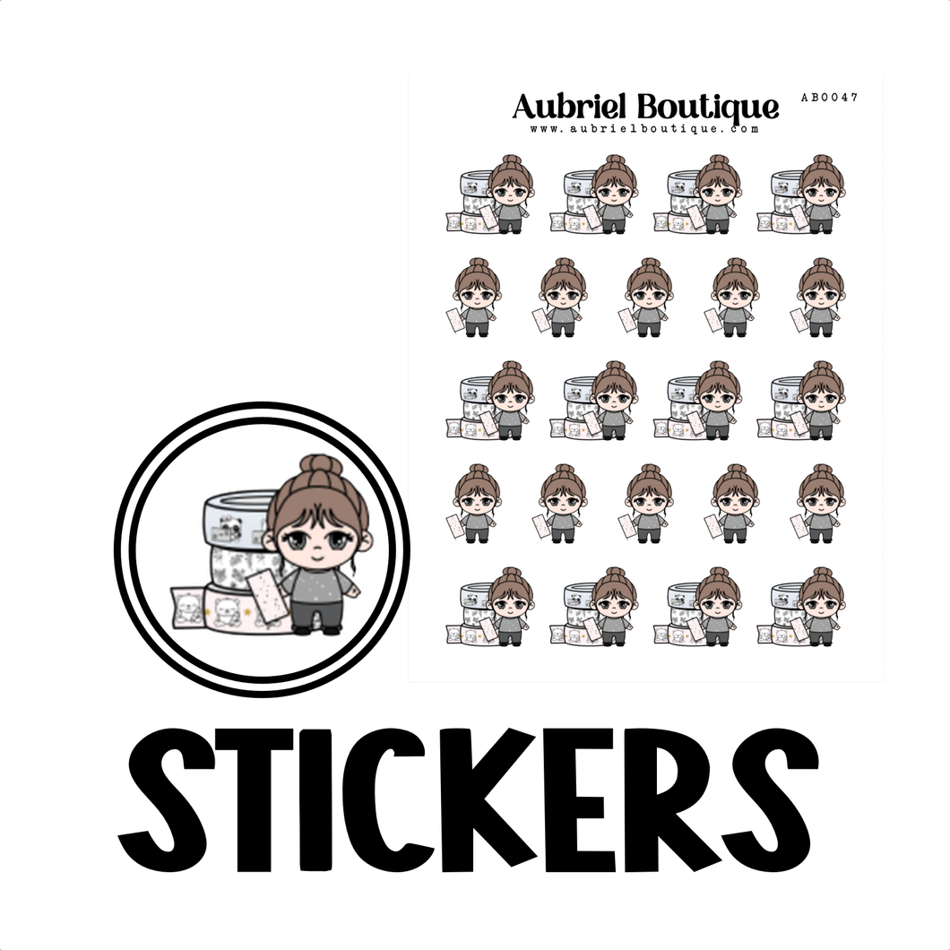 BAMBOLINA, planner stickers — AB0047