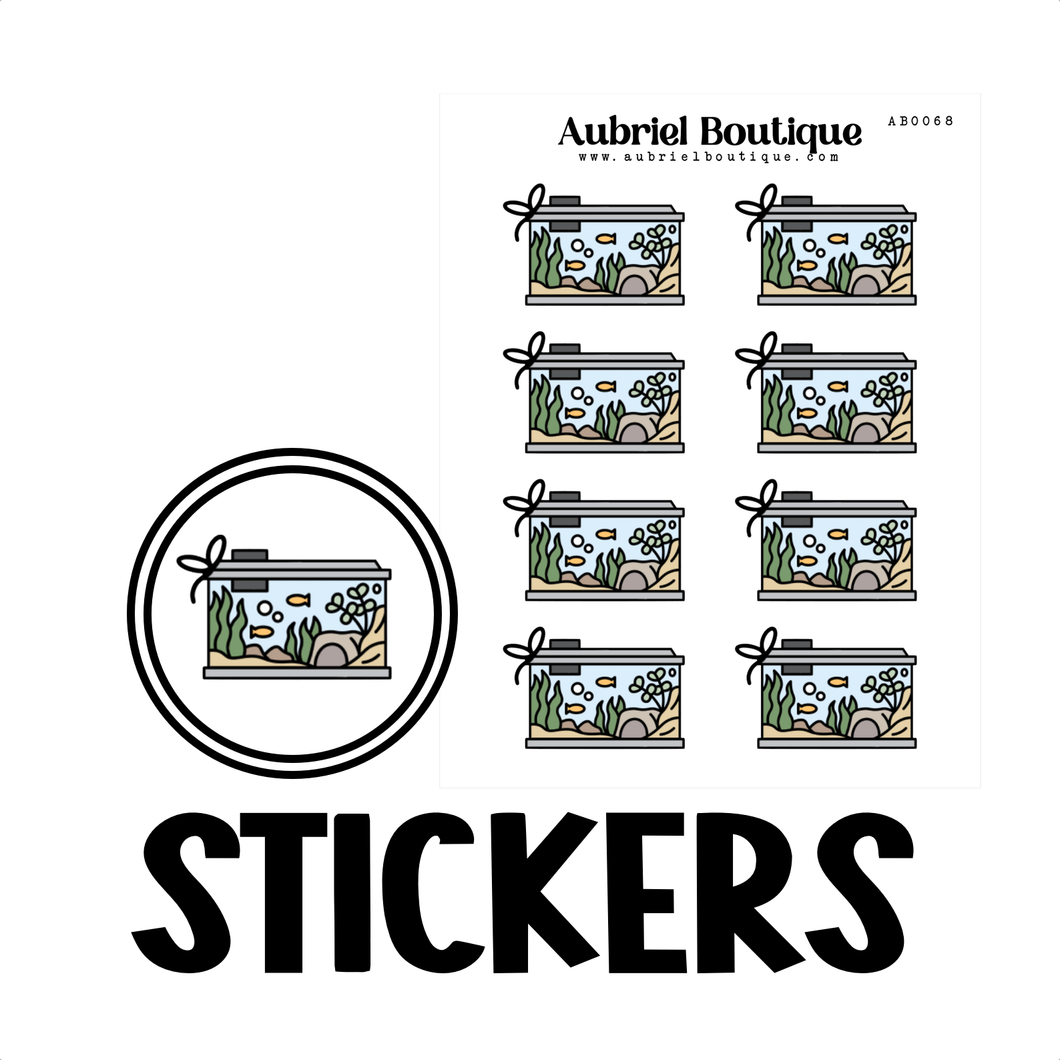 ACQUARIUM, planner stickers — AB0068