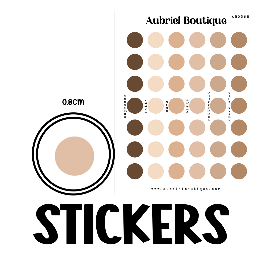 DOTS, planner stickers — AB0368