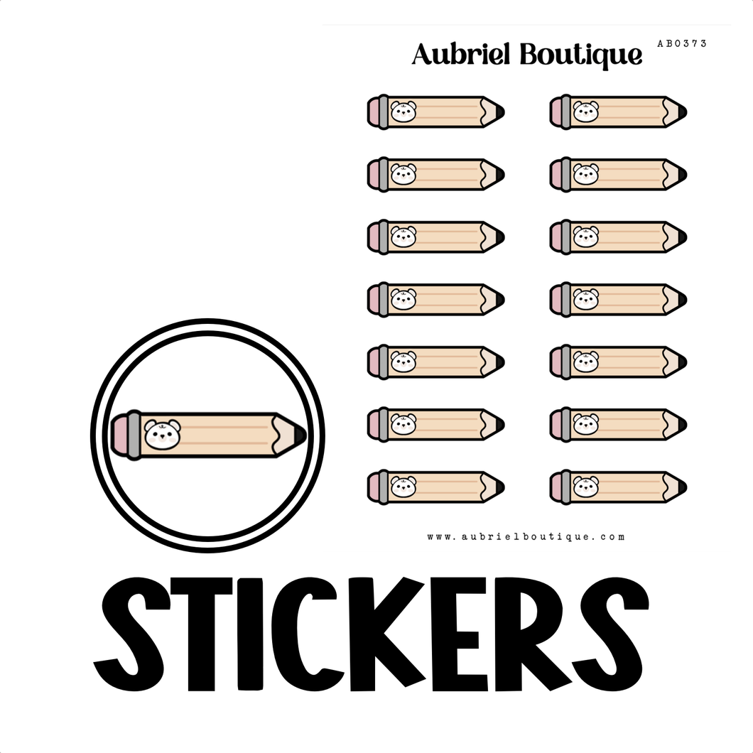 BACK TO SCHOOL, planner stickers — AB0373