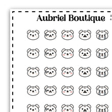 Carica l'immagine nel visualizzatore di Gallery, BABY BEAR - EMOTI 6, planner stickers — AB0380
