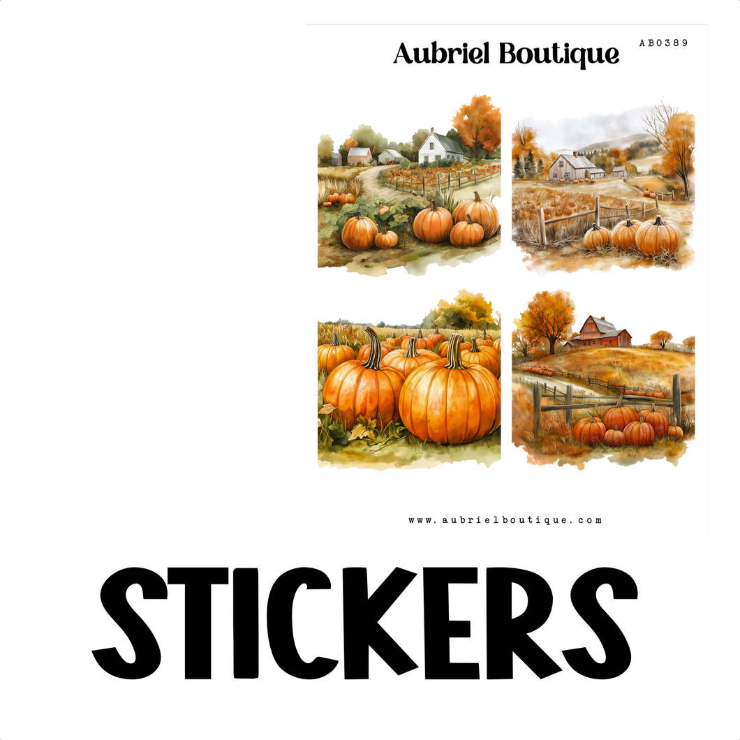 FALL DECO, planner stickers — AB0389