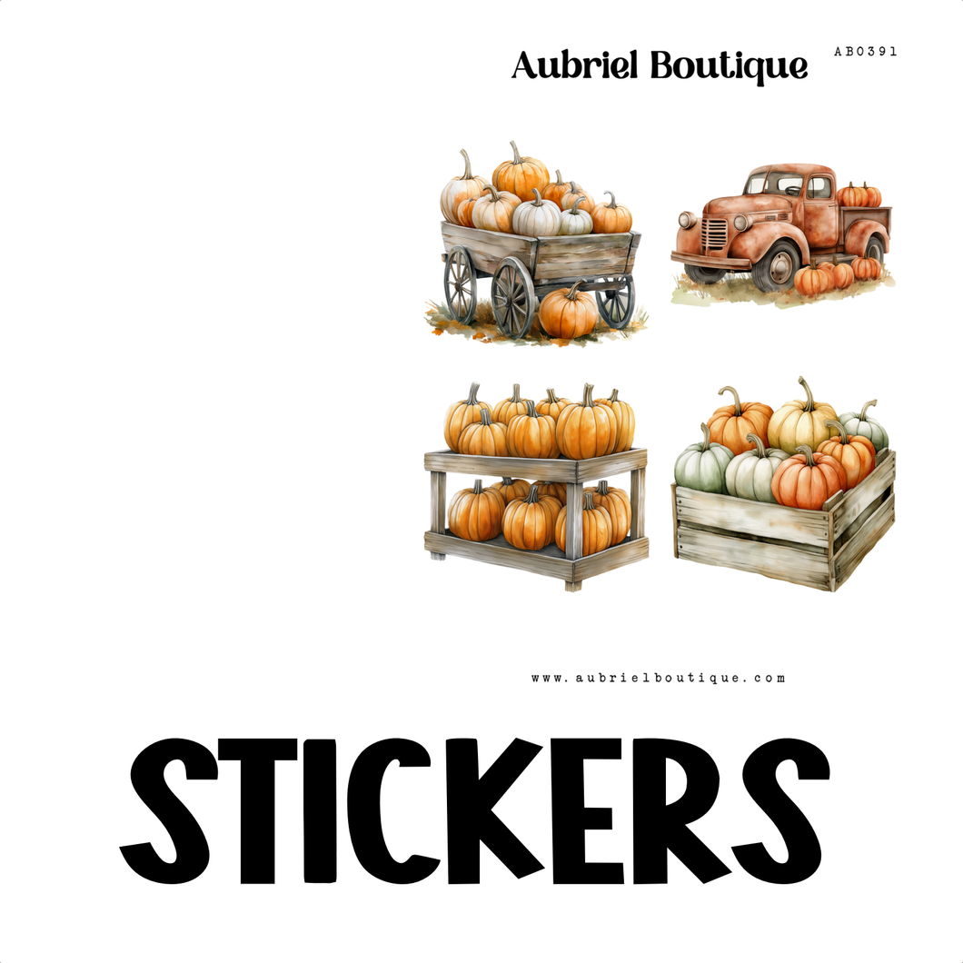 FALL DECO, planner stickers — AB0391