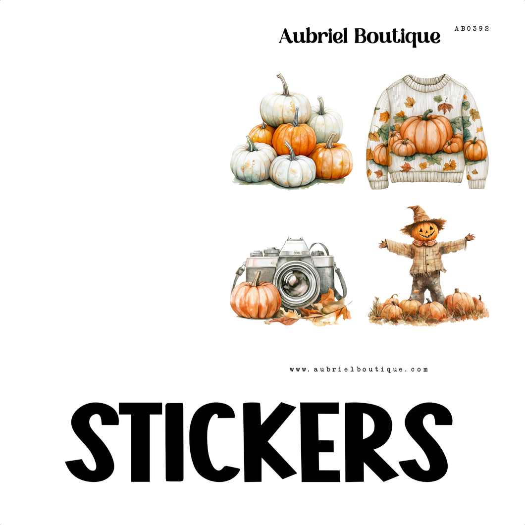 FALL DECO, planner stickers — AB0392