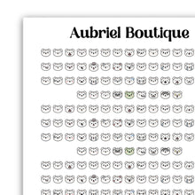 Load image into Gallery viewer, YEARLY EMOTI TRACKER, planner stickers — AB0397
