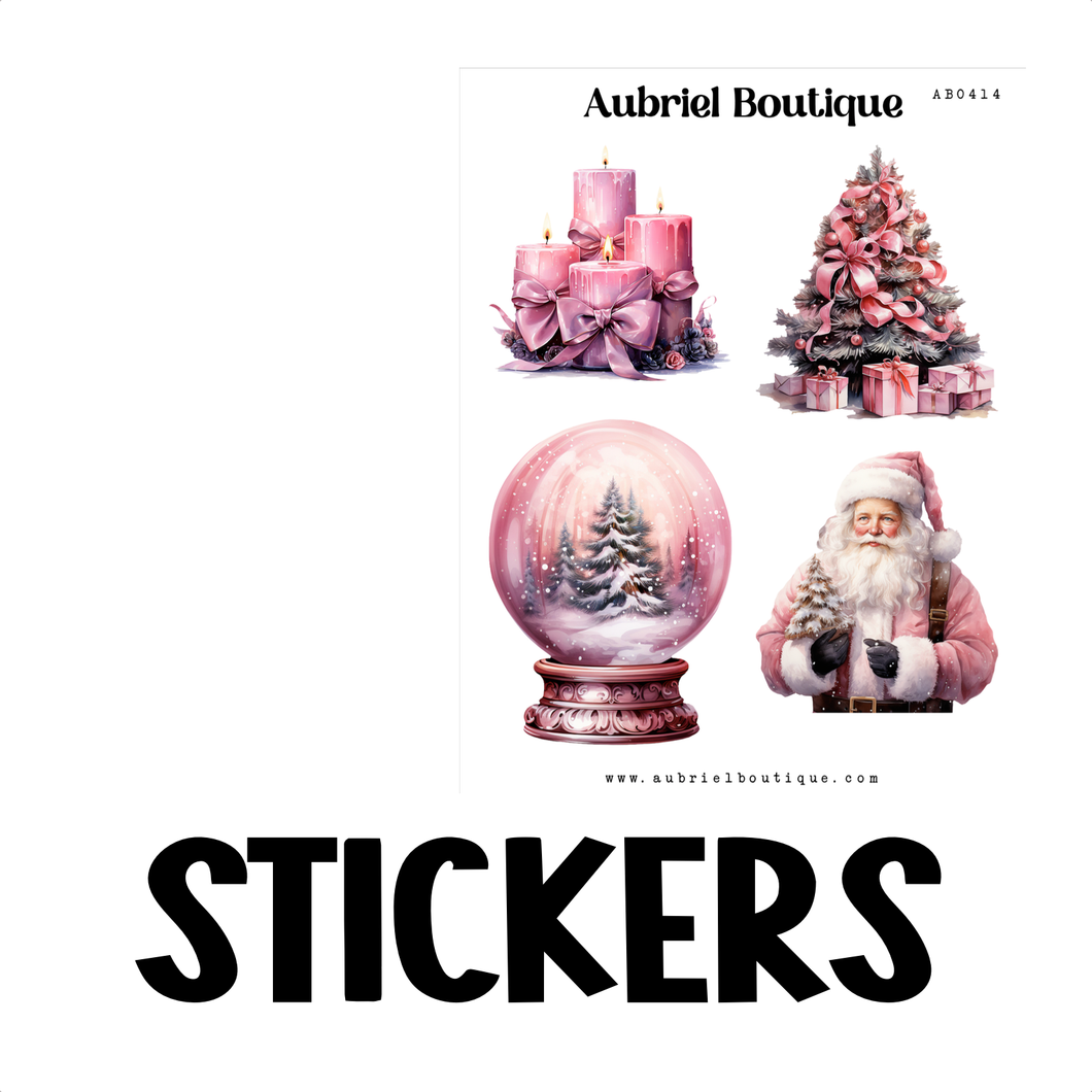 DECO XMAS, planner stickers — AB0414