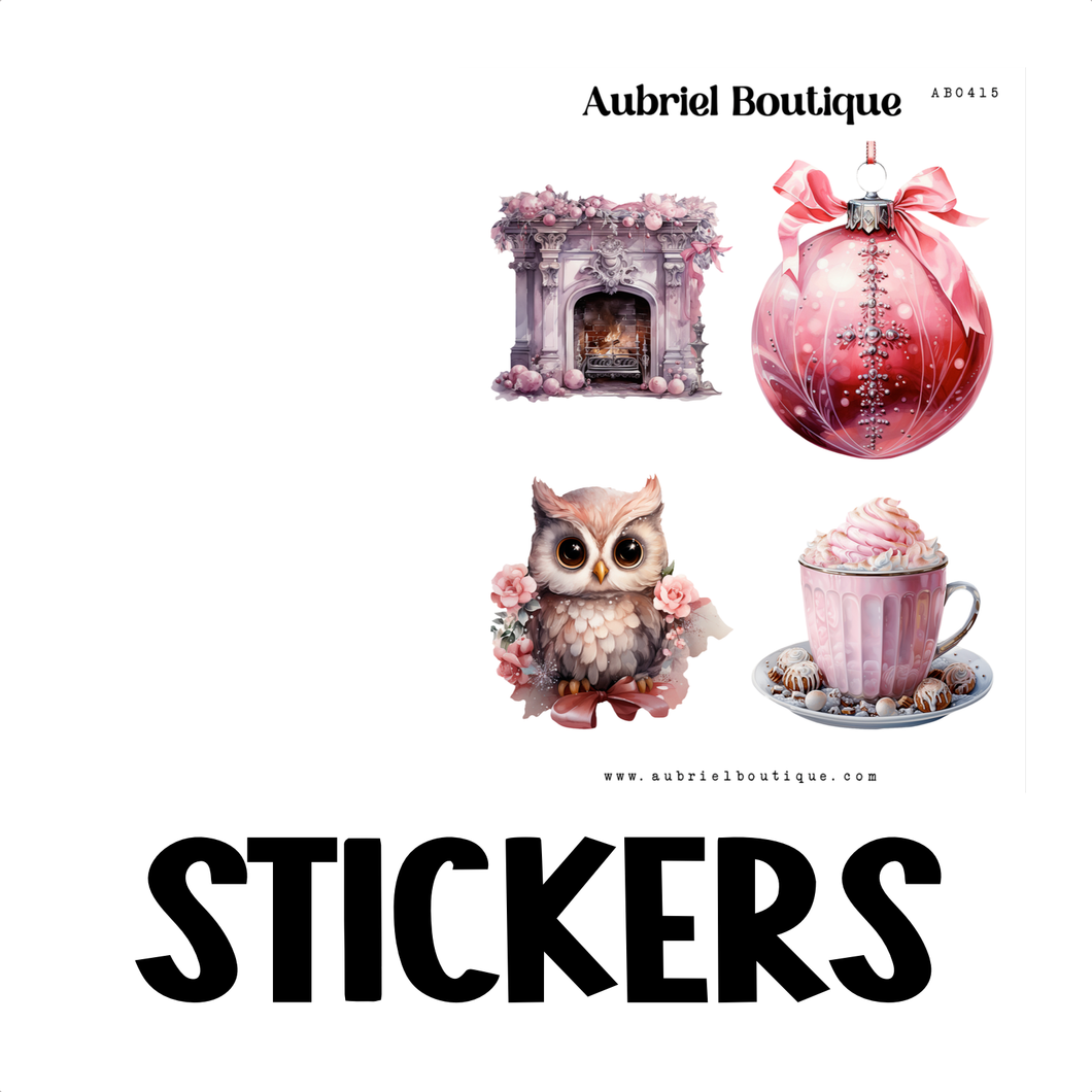 DECO XMAS, planner stickers — AB0415