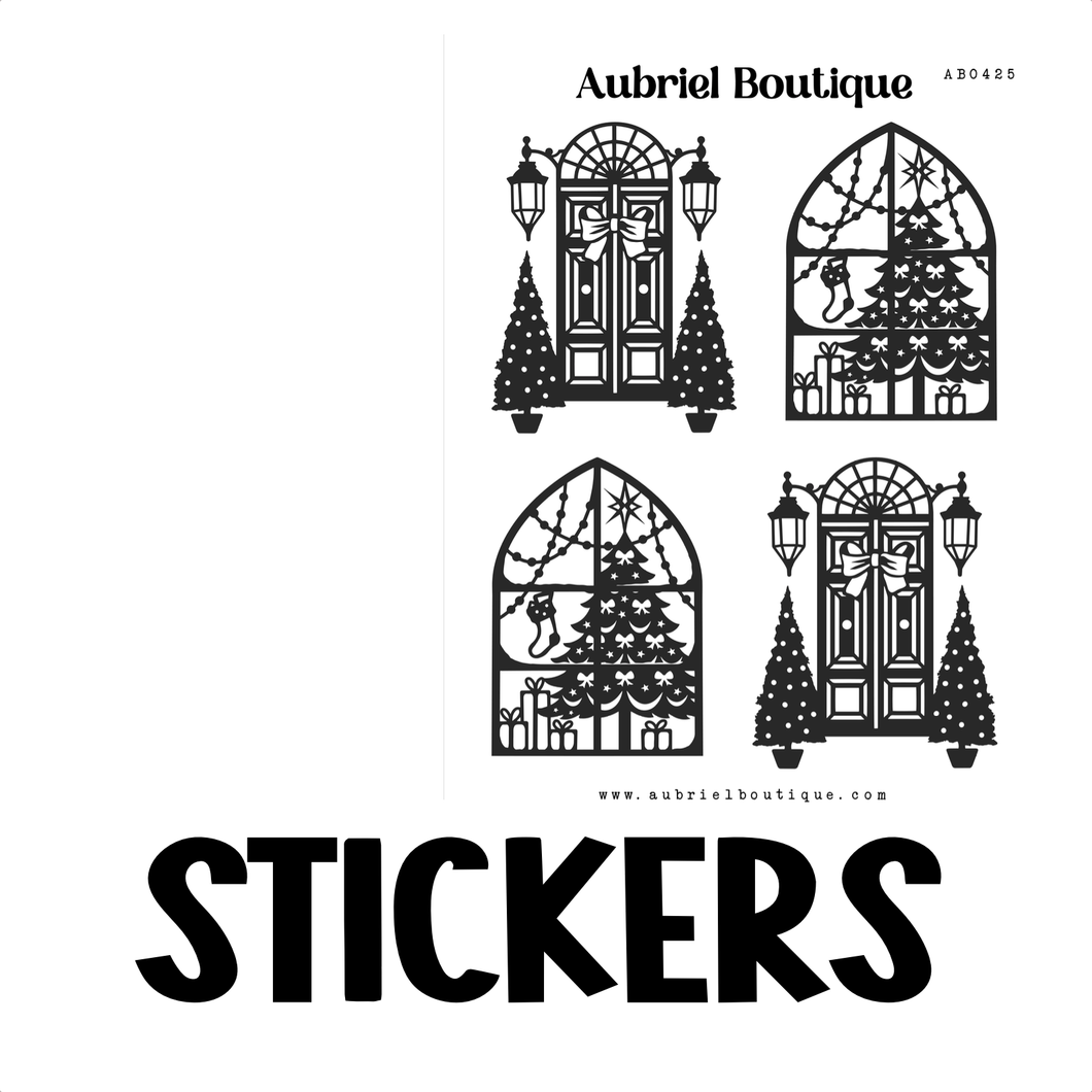 DECO XMAS, planner stickers — AB0425